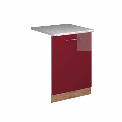 Vicco Frontale lavastoviglie Fame-Line Bordeaux lucido 60 cm