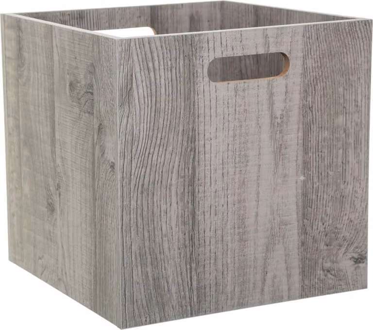 Cassetta di legno, nera, 31 x 31 cm