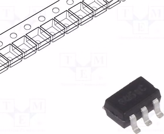 5x IC: Stabilizzatore di tensione, linea, regolato (no), 1,5V, 0,15A, AP7115-15SEG-7, generico