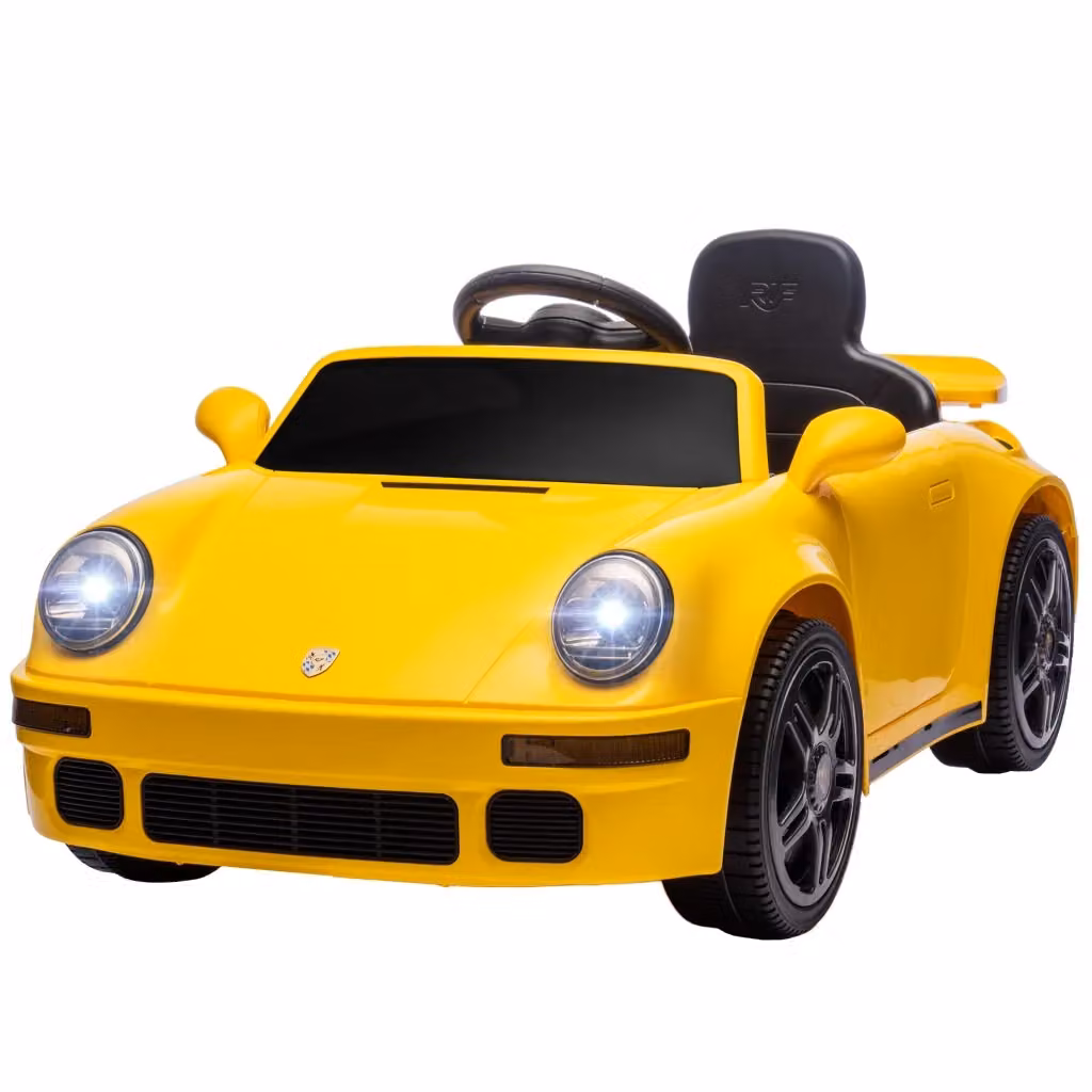 Auto elettrica per bambini Zephmum gialla L: 103 cm, P: 55 cm, H: 44 cm – 2