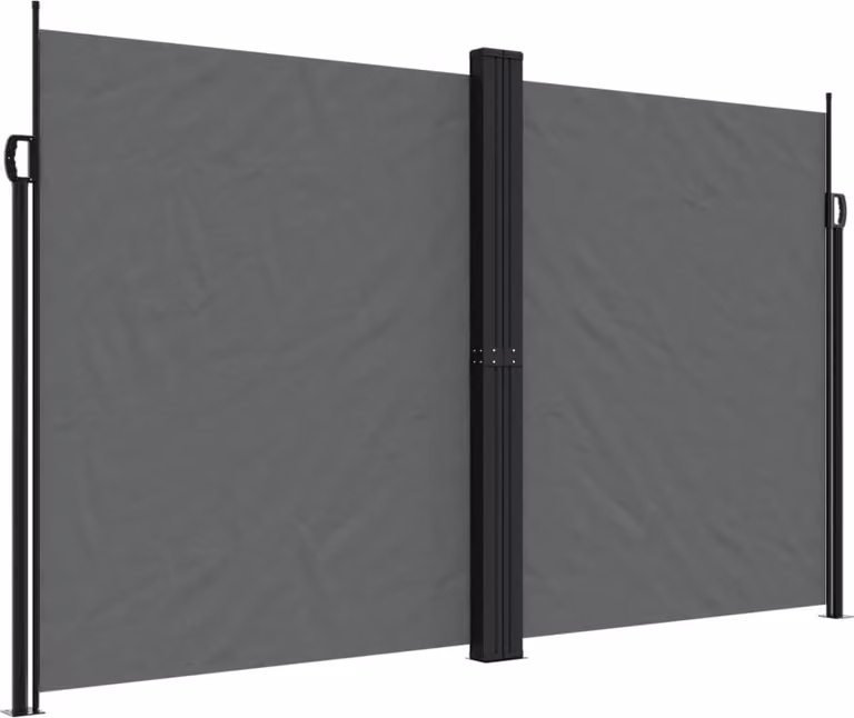 Tenda da Sole Laterale Retrattile Antracite 200x600 cm