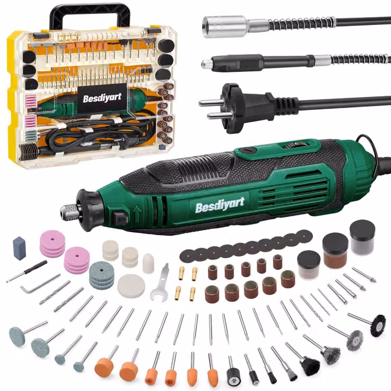 Utensile multifunzione, 160 W, utensile rotante, 6 velocità regolabili, 352 accessori