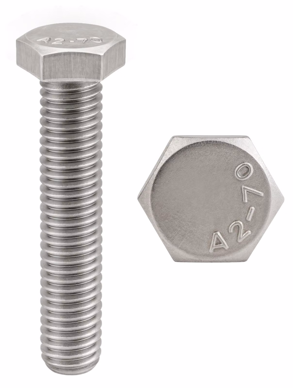 Viti M20 x 60 mm - Confezione da 10 - Testa esagonale