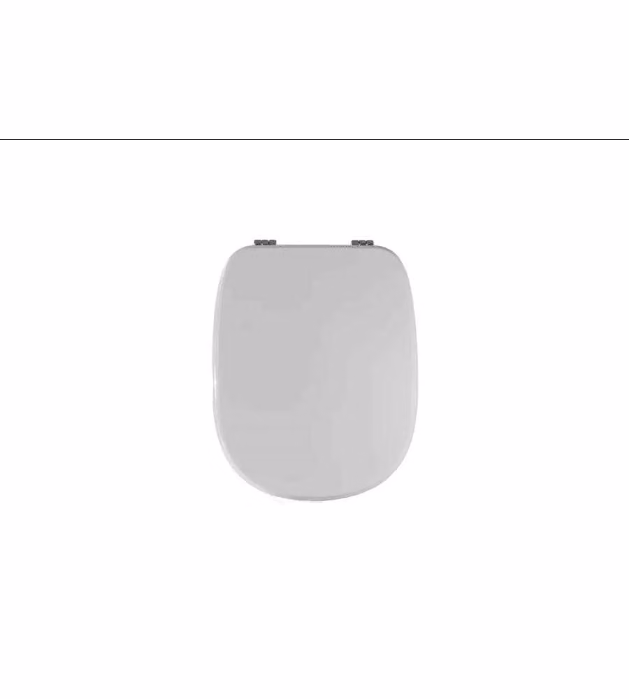 Seba Arredo Sedile WC Tesi Bianco MDF Forma a D 42x35,5 cm