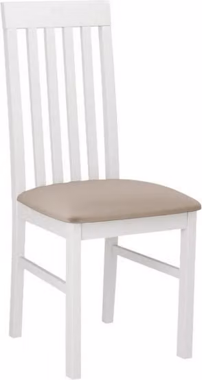 Sedia da pranzo imbottita DANBURY 1 - bianco / beige
