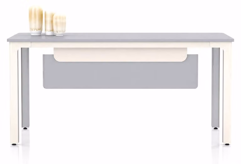 Scrivania moderna, tavolo da ufficio in legno, design minimalista ed elegante
