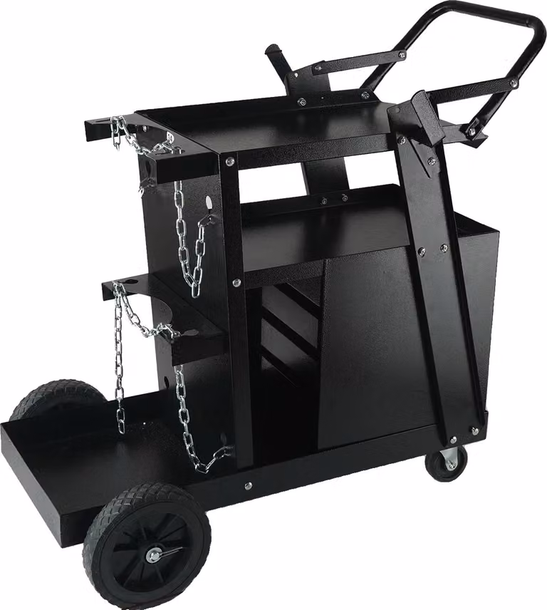 Carrello per saldatura, elevata capacità di carico, ampio spazio di stoccaggio, WT-78-A