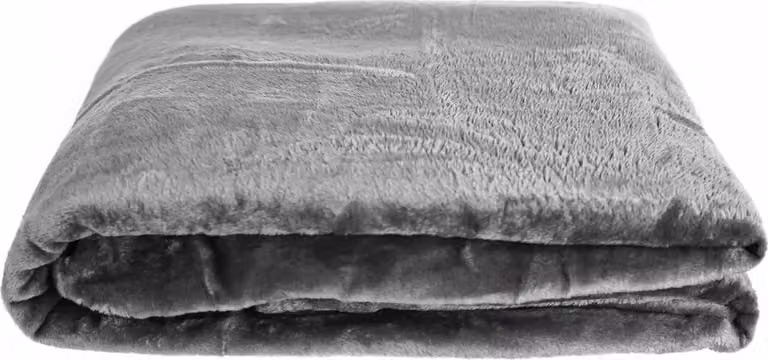 Coperta accogliente 220x240 cm coperta in pile poliestere copriletto antracite