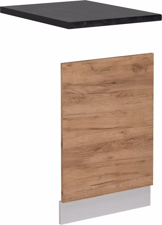 Pannello frontale Vicco R-Line Rovere dorato 45 cm PL Antracite, Model 53004