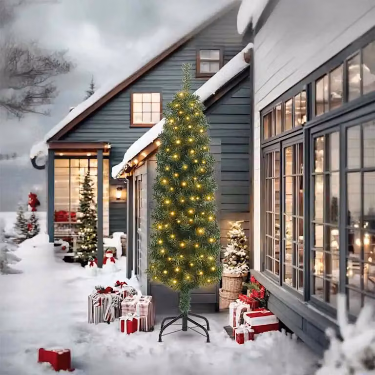 vidaXL Albero di Natale artificiale con 300 LED Verde 240 cm