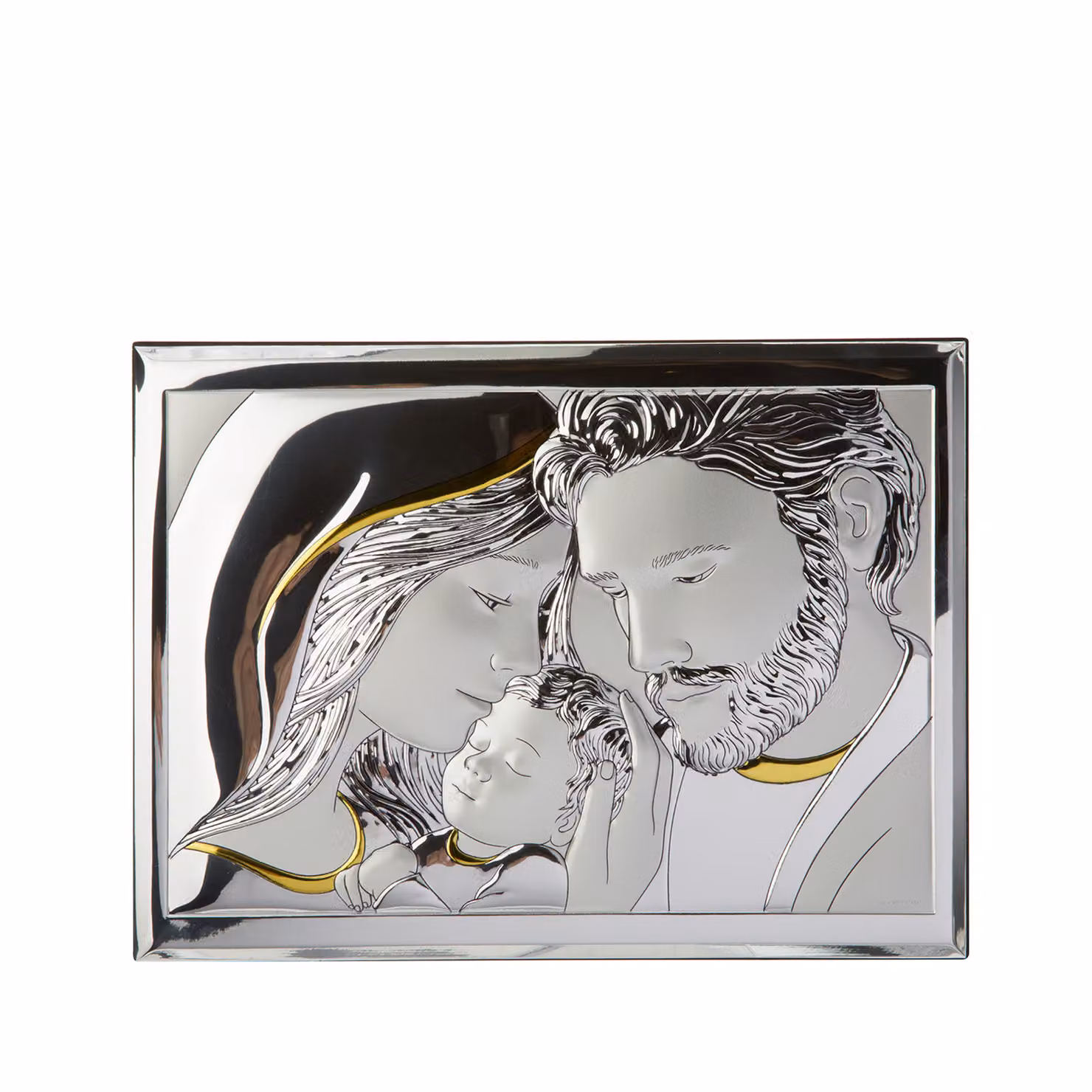 Icona Sacra Famiglia Miro Silver di Beltrami in argento, L: 31 cm, H: 22 cm – 2