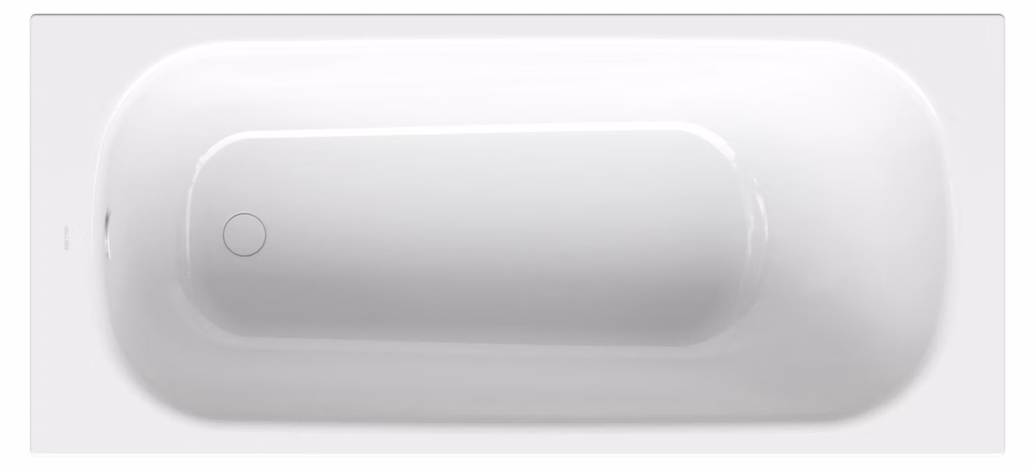BetteClassic Baignoires rectangulaires, installation, 1 place, combinaison bain-douche, 1650x750x450mm, 1265-000AS, 1265-000AS
