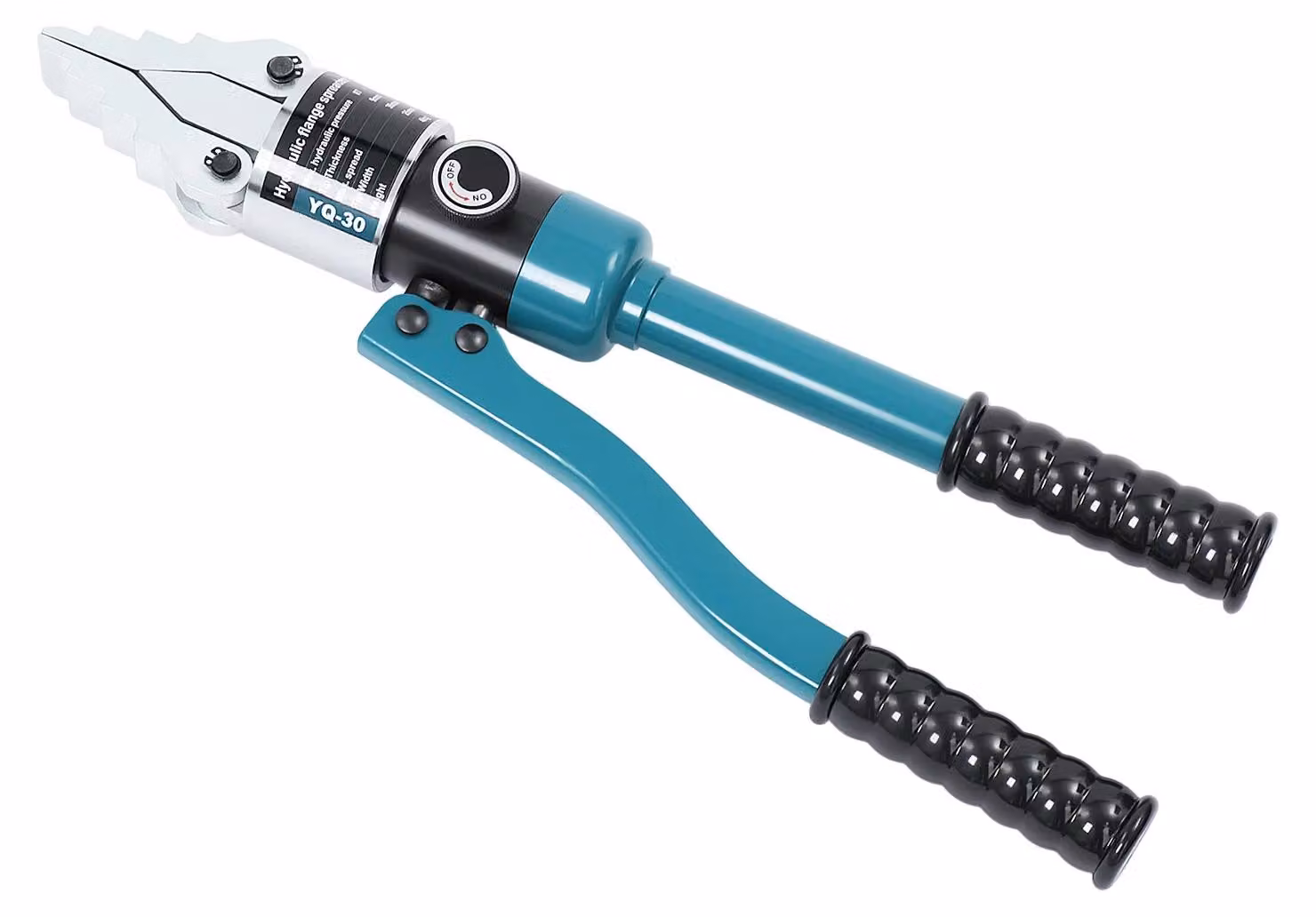 Espansore idraulico per flange - Utensile manuale per la separazione di tubi - Capacità di pressione: 8 tonnellate - Distanza massima di espansione: 3 cm - Dispositivo portatile e manuale - Colore: blu