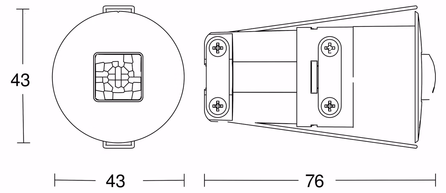 STEINEL STEIN IR QUATTRO MICRO COM1 Präsenzmelder IR QUATTRO MICRO COM1