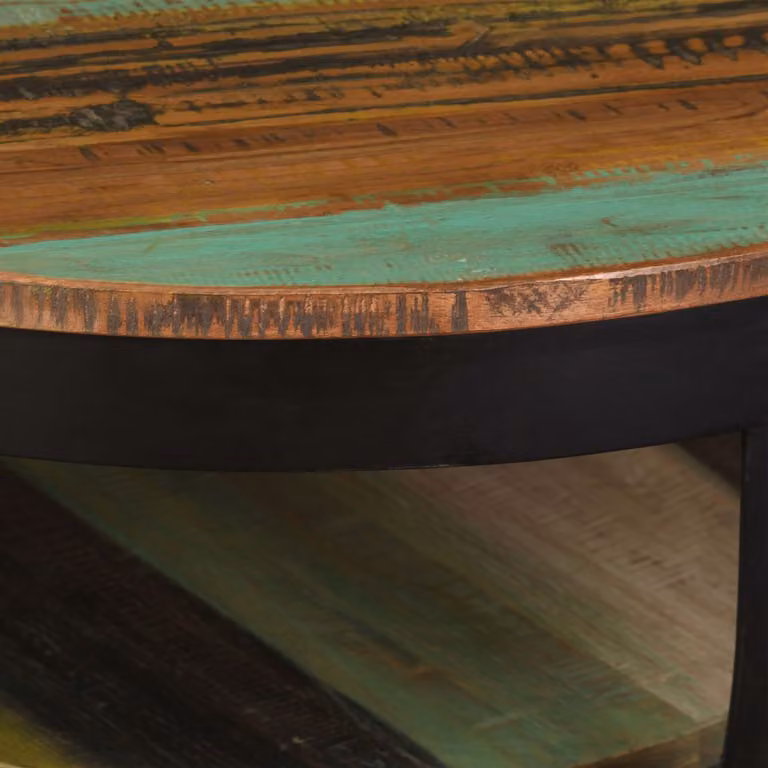 Tavolino con ripiano in legno massiccio antico 65x32 cm