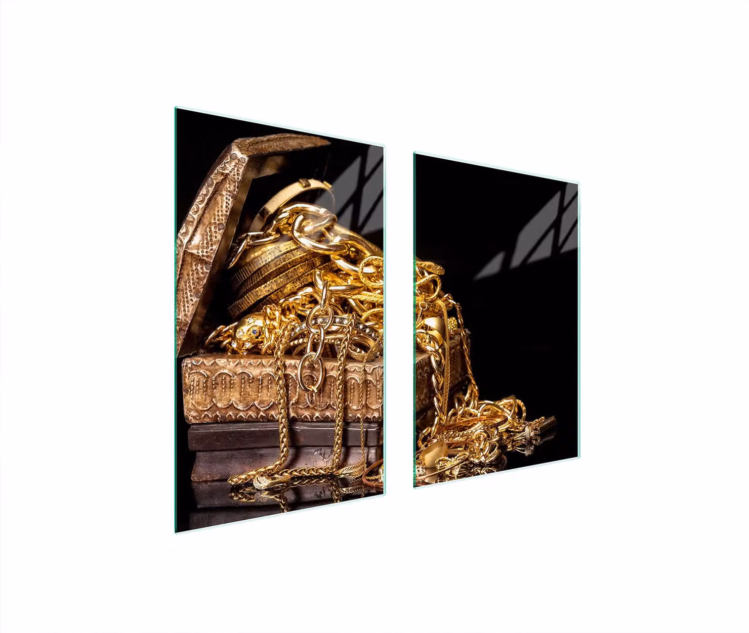 Piastra Di Protezione Per Cucina 65X52 Oro
