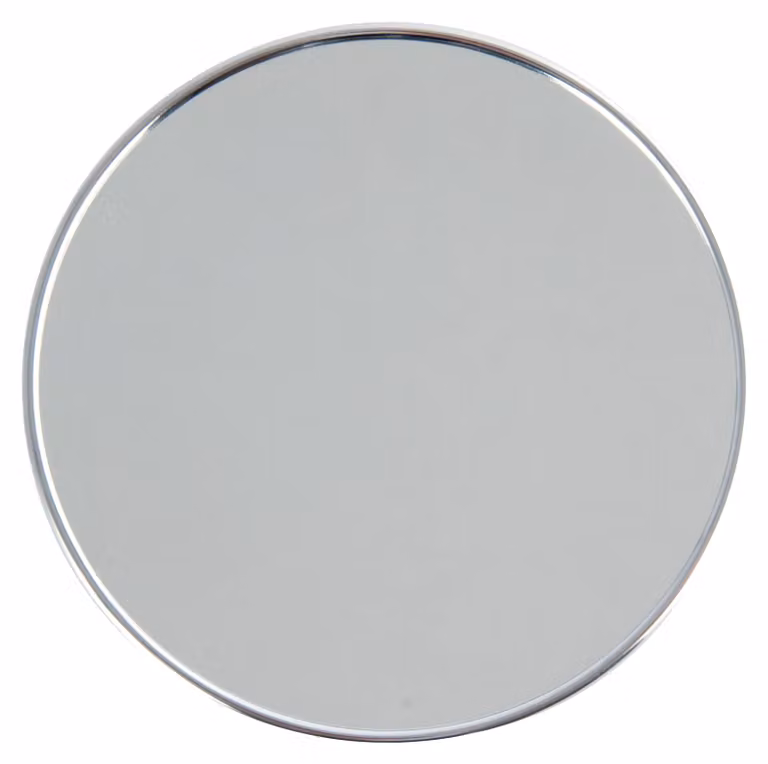 MSV specchio a ventosa argento ingrandimento 5x ø 17 cm