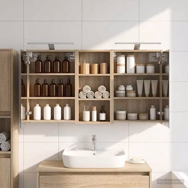 Set di Armadi da Bagno 3 pz 116 x 16 x 62,5 cm 3403818
