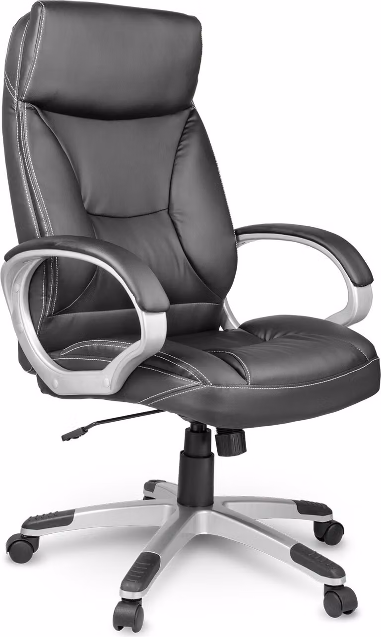 Sofotel EG-223 Sedia da ufficio, ecopelle, nera