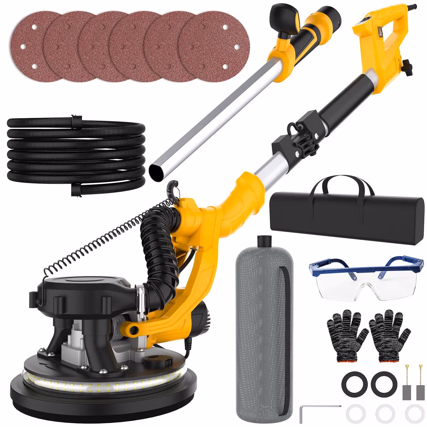 Levigatrice orbitale da 1390W - Diametro 220 mm - Elettrica - Per pareti e pavimenti
