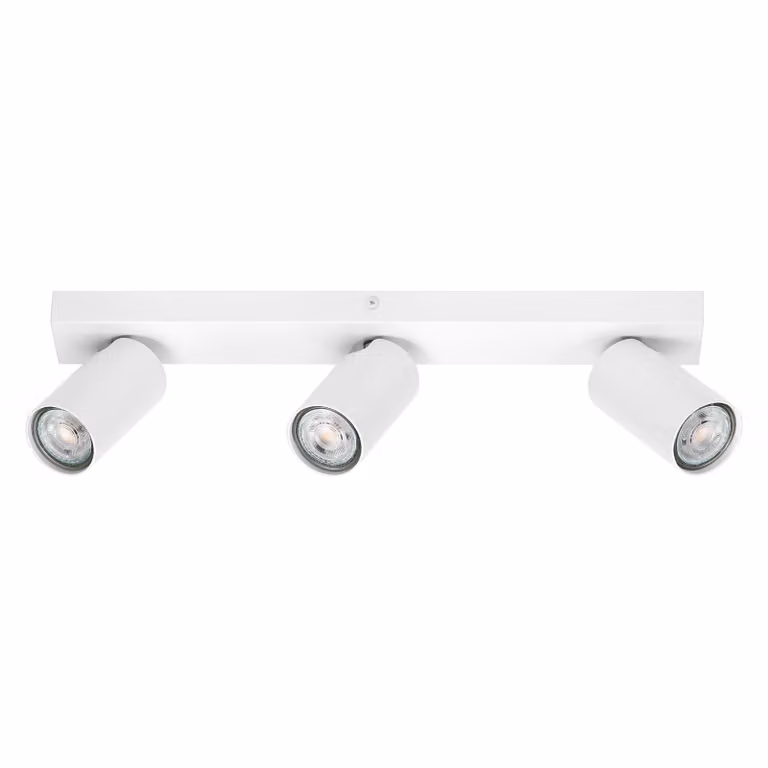 LEDVANCE LED SPOT OCTAGON 3 x 3,4W, GU10, 690lm, bianco, temperatura di colore 2.700K, colore della luce bianco caldo, design senza tempo, lampada LED sostituibile, ideale per interni, CRI 90, teste regolabili