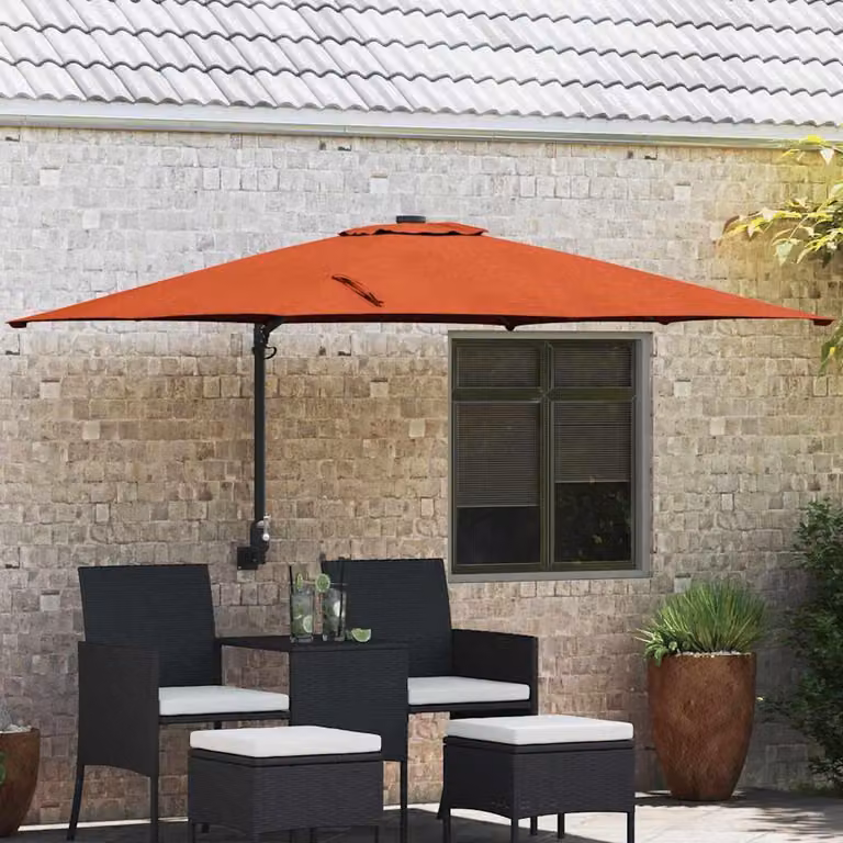 Maison Exclusive - Ombrellone da giardino, dimensioni 248,5 x 247,5 x 160 cm, realizzato in poliestere e acciaio