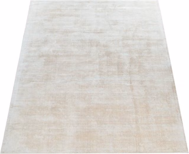 Tappeto vintage Gloria crema e beige in viscosa L: 150 cm, P: 80 cm