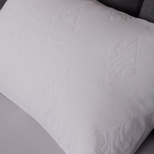 Federa Proteggi Cuscino DaunenStep Comfort Plus in Cotone Bianco, Anallergica e Lavabile a 95°C