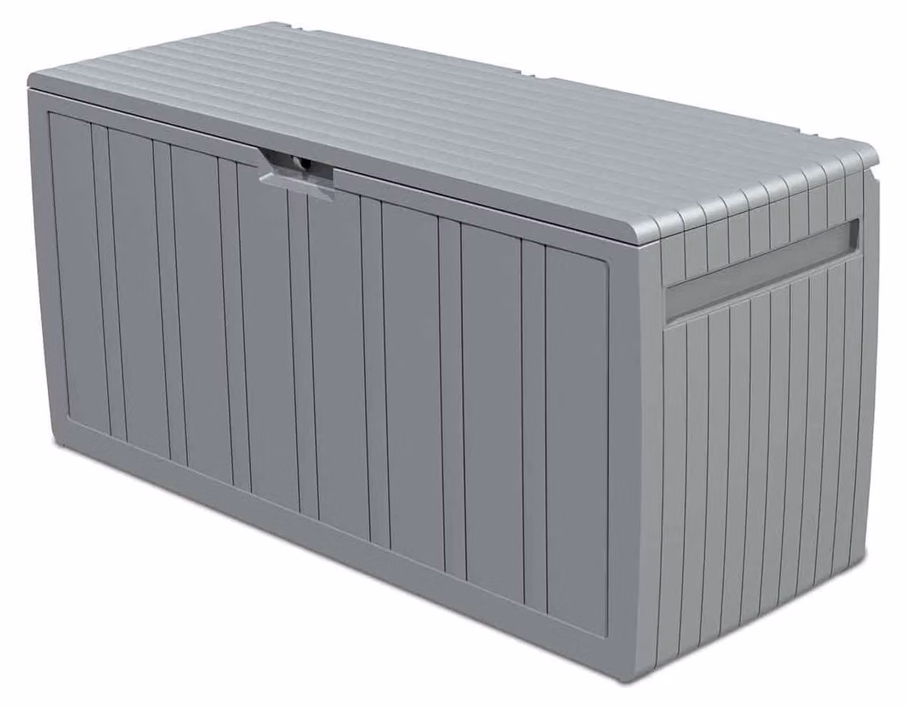 Contenitore impermeabile, capacità 270 litri, dimensioni 117x45,5x57,5 cm, adatto per interni ed esterni