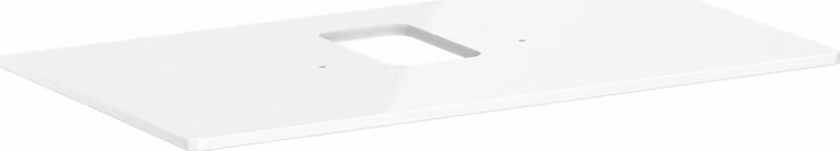 hansgrohe Xelu Q Console avec découpe au centre, 980x550, pour vasque à poser, avec trou pour robinet, 54121050, 54121050