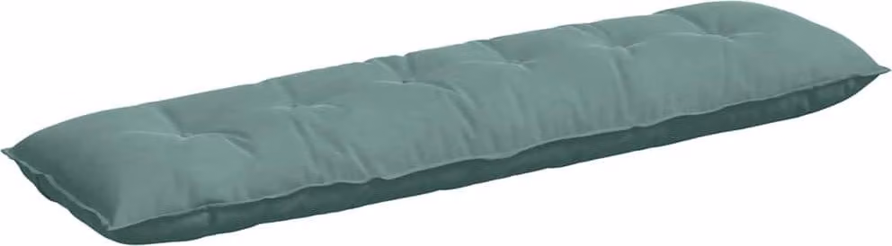 Cuscino per Schiena Verde Mare 180 x 50 cm Tessuto in Cords