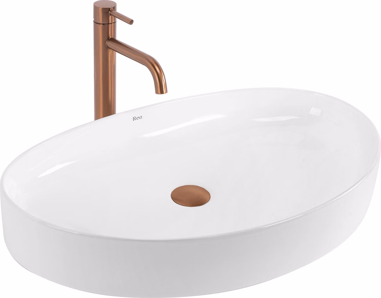 Lavabo Da Appoggio REA SABINA 65 White