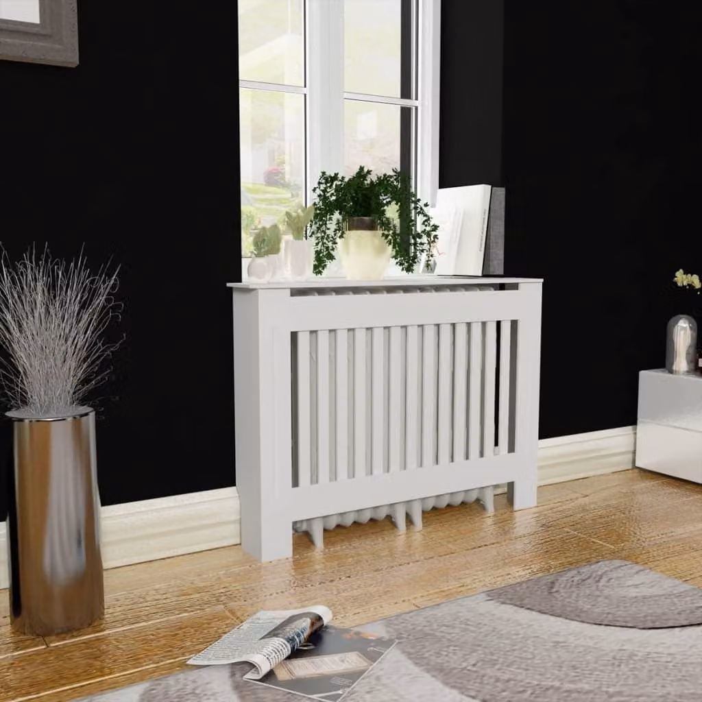 Copriradiatore in MDF Copriradiatore 112 cm, bianco