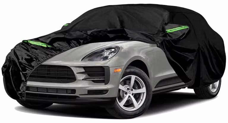 Copertura per auto a 6 strati, impermeabile, per Porsche Macan dal 2014 al 2025, adatta a tutte le condizioni atmosferiche e per uso esterno