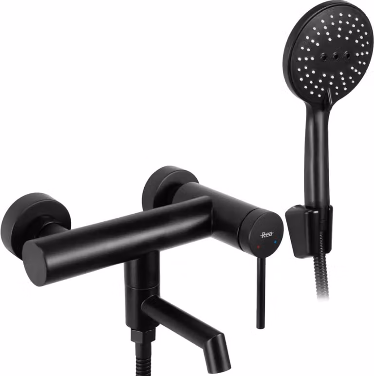 Rubinetto da Vasca Rea Foss Black