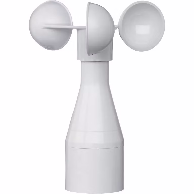 Sensore di vento Schneider Electric con interfaccia 0-10 V, bianco polare MTN663591