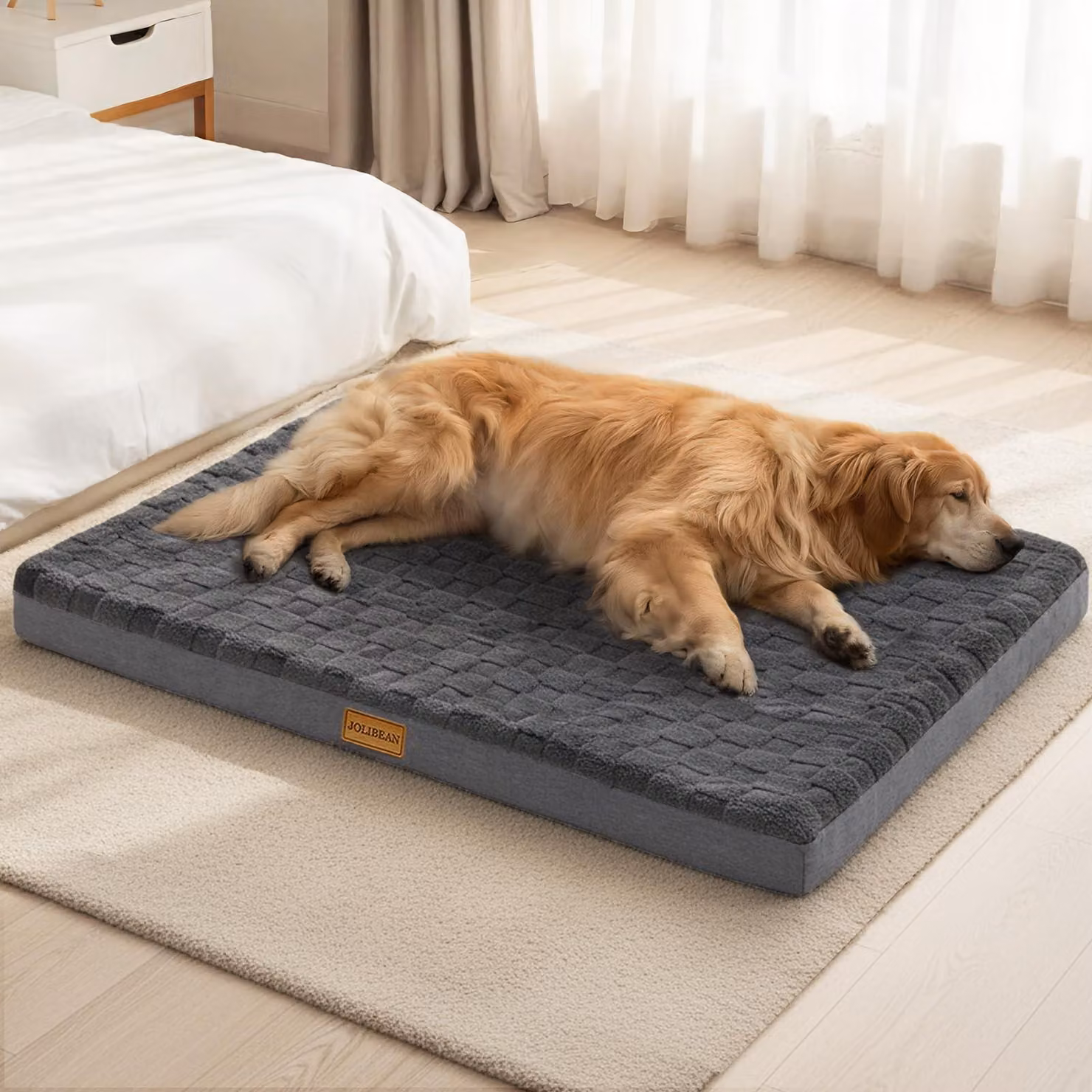 Cuccia ortopedica per cani con rivestimento lavabile, dimensioni 48 x 76 cm