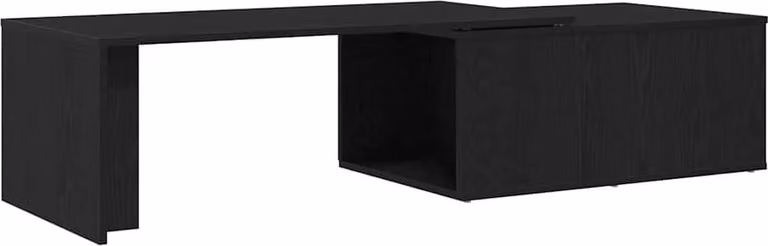 Tavolino da salotto Rovere Nero 150 x 50 x 35 cm
