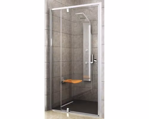 Porta doccia RAVAK Pivot PDOP2-110 alluminio lucido+trasparente 03GD0C00Z1
