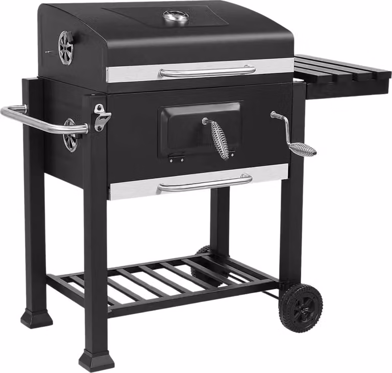 Barbecue a carbonella - Per la casa o il campeggio - Barbecue a bollitore - Per 5-10 persone - Su ruote - All'aperto