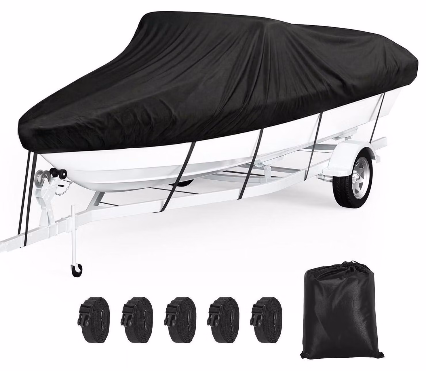 Copertura impermeabile per pneumatici di auto, realizzata in tessuto Oxford 420D, resistente ai raggi UV, adatta a pneumatici di dimensioni 14-16FT