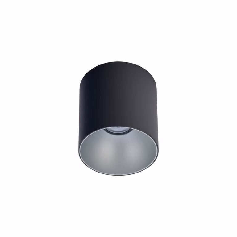 Faretto POINT nero-argento 1xGU10x10W in metallo, dimensioni: 12,5x12,7x12,7 cm, IP20, Nowodvorski Lighting
