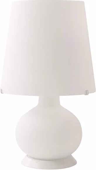 Lampada da Tavolo JUDY 32cm in Vetro Satinato e Metallo Bianco, Doppia Accensione E14+E27, Design Moderno per Interni IP20 - Rossini Group