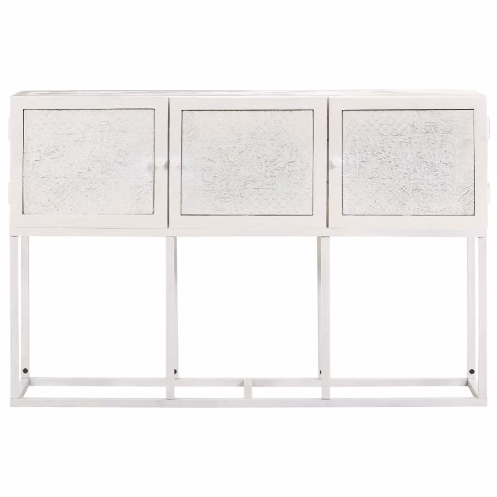 vidaXL Credenza 115x30x76 cm Legno massiccio di mango