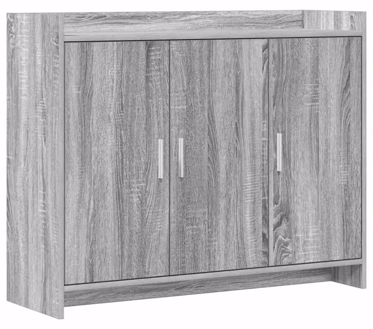 Mobiletto contenitore grigio Sonoma, dimensioni 98,5 x 33 x 80 cm