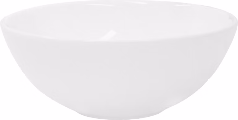 LuxeBath Lavabo Lavabo da appoggio, rotondo, Ø 28x11,6 cm, bianco, Vetroceramica