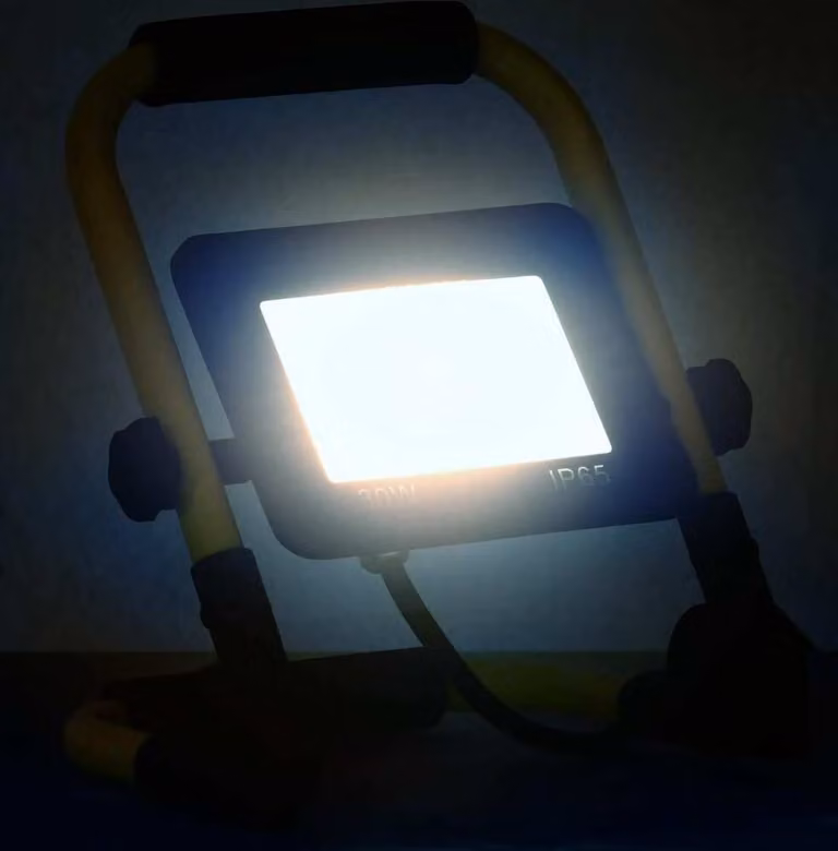 Faretto a LED con Maniglia 30 W Bianco Freddo