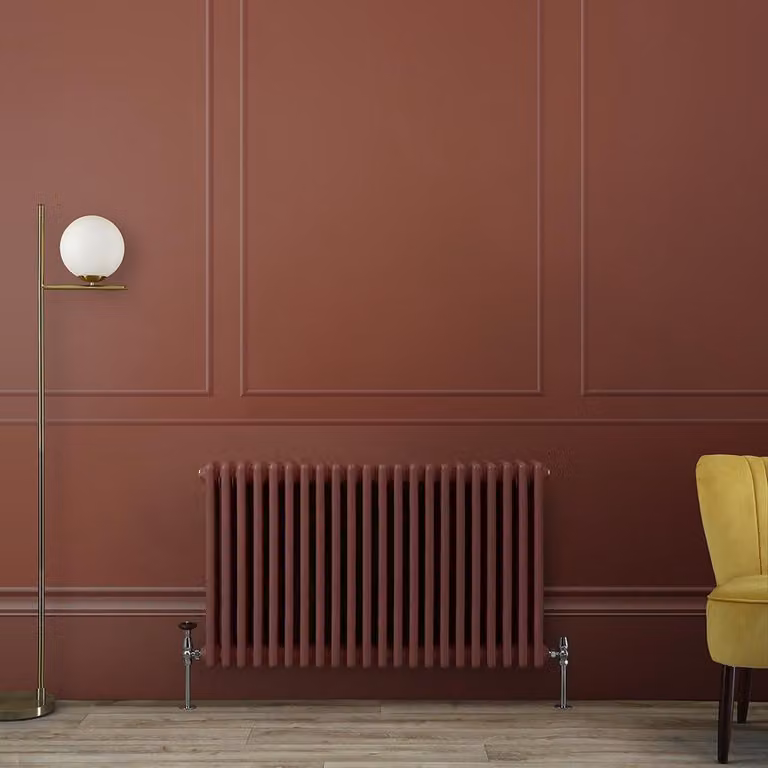 Radiatore Orizzontale a Colonne (3 Colonne) 600mm x 1010mm - Rosso (Booth Rosso) - Regent