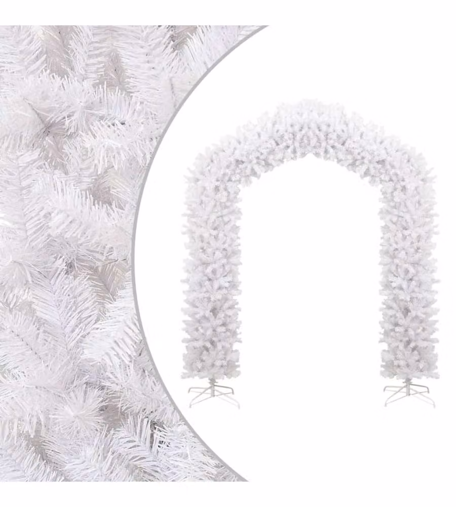 Albero di Natale ad Arco Bianco 270 cm