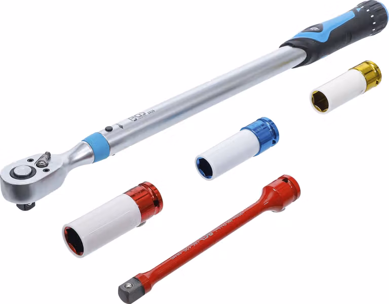 Set di chiavi dinamometriche BGS 12,5 mm (1/2") 40 - 200 Nm - 2818